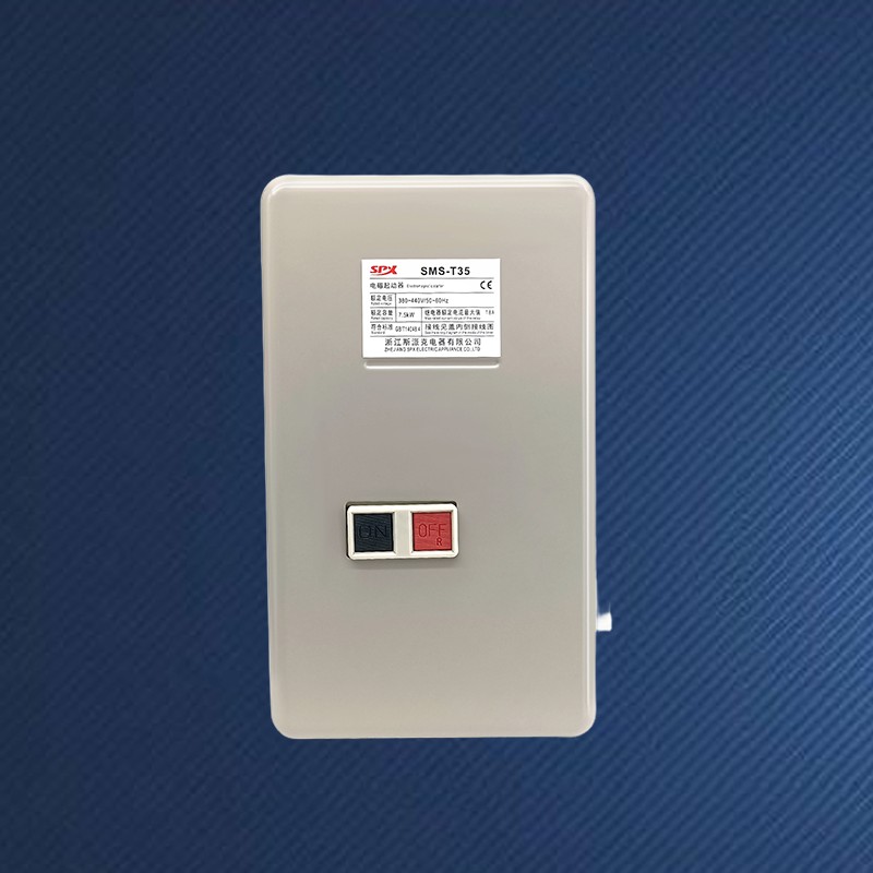 Magnetische motorstarter op volspanning